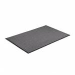 Relaxdays Schmutzfangmatte Polypropylen PVC Grau Schwarz Rutschfest Extra Flach 0,7