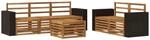 vidaXL Sofagarnituren Massivholz Akazie 3384030