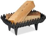 Relaxdays Kaminrost Gusseisen Schwarz Mit Standf&uuml;&szlig;en 15 cm x 37 cm x 26 cm