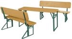 roba Kinderpartygarnitur Natur mit Lehne aus FSC-zertifiziertem Holz