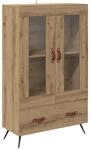 vidaXL Highboard mit Schubladen Artisan-Eiche 69,5 x 31 x 115 cm 882506