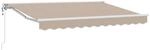 vidaXL Markisenrahmen Beige 250 x 200 cm Polyester mit PU-Beschichtung 3329428