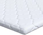 vidaXL Kokosnuss Topper Wei&szlig; 200 x 200 cm Jacquard-Stoff 4106400