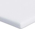 vidaXL Matratzenauflage Wei&szlig; 80 x 200 cm Jacquard Stoff 4106221