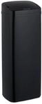 Relaxdays M&uuml;lleimer Stahl Schwarz Mit Sensor 50 L 84 cm x 33 cm x 25 cm 2,9 kg