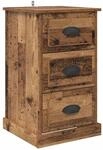 vidaXL Nachttisch Altholz 39 x 39 x 67,5 cm Holzwerkstoff 881340