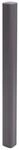 MCW Alu-Pfosten Savoie-WPC-Zaun Pfeiler Pfahl Stecksystem - 98cm Grau