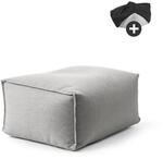 mokebo Outdoor Pouf mit Schutzh&uuml;lle Der Ruhepouf f&uuml;r Balkon & Garten...