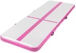 ECD Germany Aufblasbare Gymnastikmatte Airtrack 300x100x10 cm Rosa
