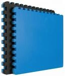 eyepower Fitnessmatte 90 x 90 x 2.5 cm 3er Set Schwarz