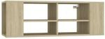 vidaXL TV-Wandschrank Sonoma-Eiche 102x35x35 cm Holzwerkstoff 806241