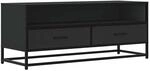 vidaXL TV-Schrank Schwarz 100x34,5x40 cm Holzwerkstoff und Metall 848814