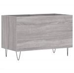 vidaXL Plattenschrank Grau Sonoma 74,5x38x48 cm Holzwerkstoff 831730