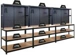 PROREGAL Mega Deal 3x Profi Werkbank GIANT BEAST Mit Lochwand 180x120x60cm...
