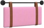 vidaXL H&auml;ngevorderseite Wandmontiert Rosa 90 x 55 x 5 cm Antikes PU 42031343