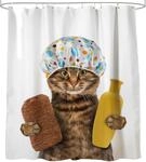 Sanilo Duschvorhang Shower Cat 180 x 200 cm
