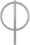 TRUTZHOLM Fahrradanlehnb&uuml;gel 115x76cm Stahl Feuerverzinkt Durchmesser 60mm Typ O
