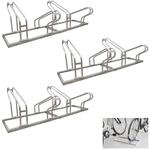 TRUTZHOLM Fahrradst&auml;nder f&uuml;r 12 Fahrr&auml;der H&ouml;henversetzt 420x45 cm Stahl