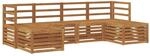 vidaXL Sofagarnituren 6 Tlg Natur Massivholz Akazie 3375229