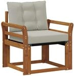 vidaXL Outdoor-Sofagarnitur Massives Akazienholz und Textilene 3436299
