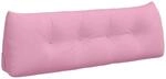 vidaXL R&uuml;ckenkissen Rosa 140 x 24 x 50 cm Stoff 42014514
