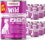 Supravit Hundenassfutter mit Wildfleisch Gem&uuml;se und Nudeln