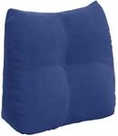 vidaXL R&uuml;ckenkissen Polizeiblau 45 x 24 x 50 cm Samt 42014382