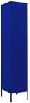 vidaXL Schlie&szlig;fachschrank Marineblau 35x46x180 cm Stahl