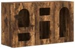 vidaXL Sideboard Ger&auml;ucherte Eiche 100 x 35 x 59 cm Holzwerkstoff 891349