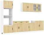 vidaXL 7 Tlg K&uuml;chenschrank-Set Kalmar Sonoma-Eiche Holzwerkstoff 3314734