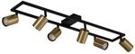 Lindby Strahler Bravius 10041626 Modern in Schwarz aus Metall 6-flammig GU10