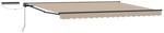 vidaXL Elektrische Ausziehbare Markise Beige 4 x 3 m 3422048