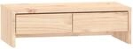 vidaXL Monitorst&auml;nder 50x27x15 cm Massivholz Kiefer 813954
