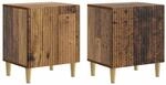 vidaXL Nachttisch 2 Stk Altholz 43 x 34,5 x 50 cm Holzwerkstoff 894582