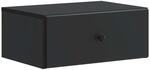 vidaXL Wandmontierter Nachttisch Schwarz 49 x 34,5 x 20 cm 899127
