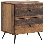 vidaXL Nachttisch Altholz 43 x 34,5 x 47,5 cm Holzwerkstoff 895461