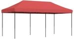 vidaXL Partyzelt Faltbar Pop-Up Burgunderrot 580x292x315 cm 4004939