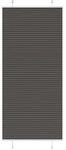 vidaXL Plissee Schwarz 90x200 cm Stoffbreite 89,4 cm Polyester 4015158