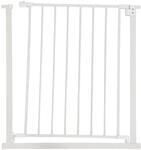 Relaxdays Treppenschutzgitter Eisen Kunststoff Wei&szlig; Klemmbar 75 bis 80 cm 3 kg