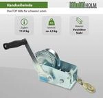 TRUTZHOLM Handseilwinde 1130 kg 10 m