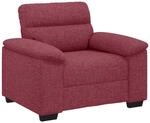 vidaXL Sessel Weinrot 100x81x84 cm Stoff 4105290