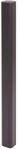 MCW Alu-Pfosten Savoie-WPC-Zaun Pfeiler Pfahl Stecksystem - 98cm Anthrazit
