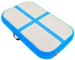 vidaXL Aufblasbare Gymnastikmatte mit Pumpe 60x100x20 cm PVC Blau 92656