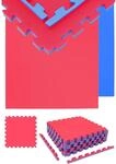 eyepower Kampfsportmatte 63 x 63 x 2 cm 8er Set Blau