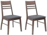 vidaXL Esszimmerst&uuml;hle 2 Stk Hellbraun 43 x 54 x 89 cm 42020439