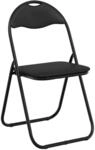vidaXL Klappstuhl 8 Stk Schwarz 48 x 43,5 x 81 cm Kunstleder 42029054