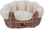 Heim Hunde-und Katzenbett Classic mit herausnehmbarem Kissen 72 x 62 cm x 22 cm