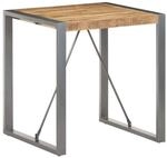 vidaXL Esstisch 70x70x75 cm Raues Mango-Massivholz