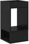 vidaXL Beistelltisch Schwarz Eichen-Optik 30 x 30 x 56 cm 890930