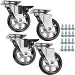 SOTECH M&ouml;belrolle RAPID &Oslash;75 mm Schwarz 2x mit Bremse 2x Ohne Bremse inkl.